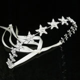 Crystal Star Tiara Crown Wedding Bridal Rhinestones Crown Headband