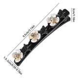 Crystal Stone Braided Hair Clips Hair Accessories For Girls