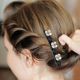 Crystal Stone Braided Hair Clips Hair Accessories For Girls