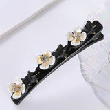 Crystal Stone Braided Hair Clips Hair Accessories For Girls