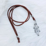 Crystal Stones Necklace Holder Chain Wire Cage Gem Stone Keeper Pendant Holder