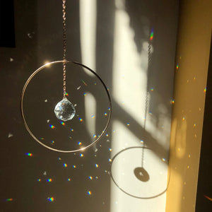 Crystal Sun Catcher Hanging Prisms Rainbow Maker Chime Gift