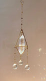 Amethyst Sun Catcher Crystal Light Catcher for Good Luck