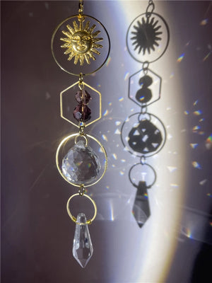 Crystal Sun Catcher Window Hanging Decor Car Prism Decoration