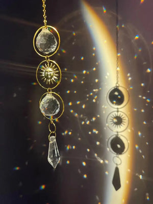 Crystal Sun Catcher Window Hanging Decor Car Prism Decoration