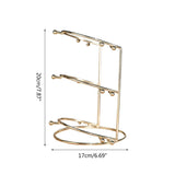 Crystal Tiara Crown Headband Display Rack Metal Princess Crown Stand Holder