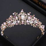 Crystal Tiara Crown Princess Costume Headband Queen Bridal Women Wedding