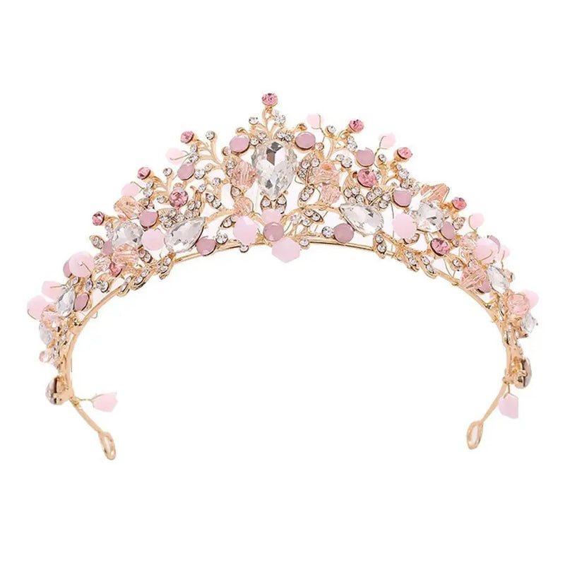Crystal Tiara Crown Princess Costume Headband Queen Bridal Women Wedding