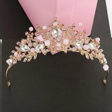 Crystal Tiara Crown Princess Costume Headband Queen Bridal Women Wedding