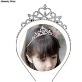 Crystal Tiara Hoop Headband 1PC Baby Girls Princess Bridal Crown Hair Band