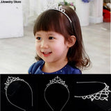 Crystal Tiara Hoop Headband 1PC Baby Girls Princess Bridal Crown Hair Band