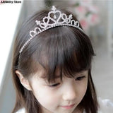 Crystal Tiara Hoop Headband 1PC Baby Girls Princess Bridal Crown Hair Band