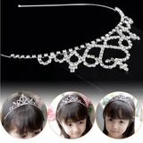 Crystal Tiara Hoop Headband 1PC Baby Girls Princess Bridal Crown Hair Band