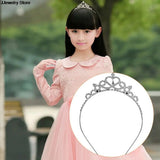 Crystal Tiara Hoop Headband 1PC Baby Girls Princess Bridal Crown Hair Band