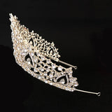 Crystal Rhinestone Pageant Crowns Baroque Headbands for Women