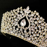Crystal Rhinestone Pageant Crowns Baroque Headbands for Women