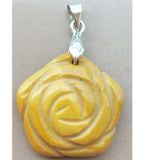 Tiger Eye Flourite Pendant Bead PWB1096