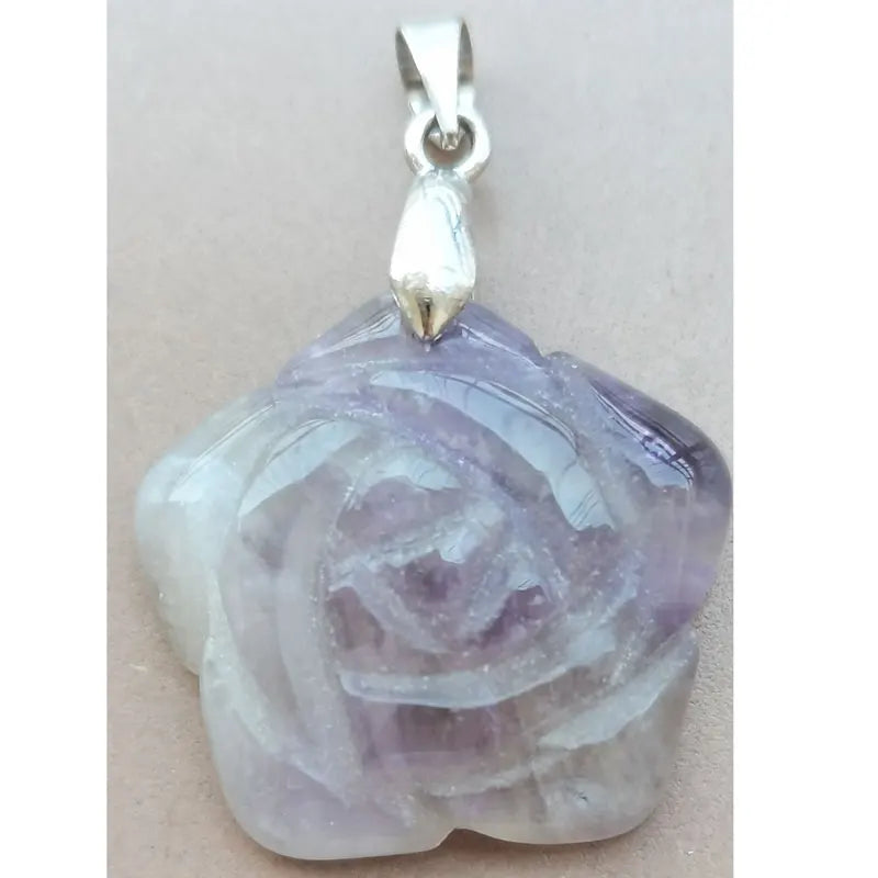 Tiger Eye Flourite Pendant Bead PWB1096
