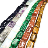 Tiger Eye Square Beads 6x13x18mm for DIY Necklace Bracelet