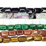 Tiger Eye Square Beads 6x13x18mm for DIY Necklace Bracelet