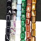 Tiger Eye Square Beads 6x13x18mm for DIY Necklace Bracelet