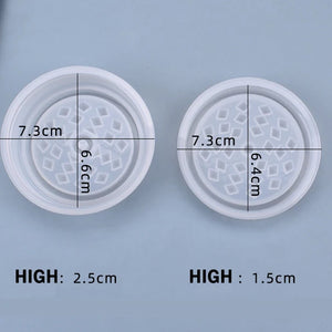 Tobacco Grinder Silicone Mould DIY Crafts Baking Tools