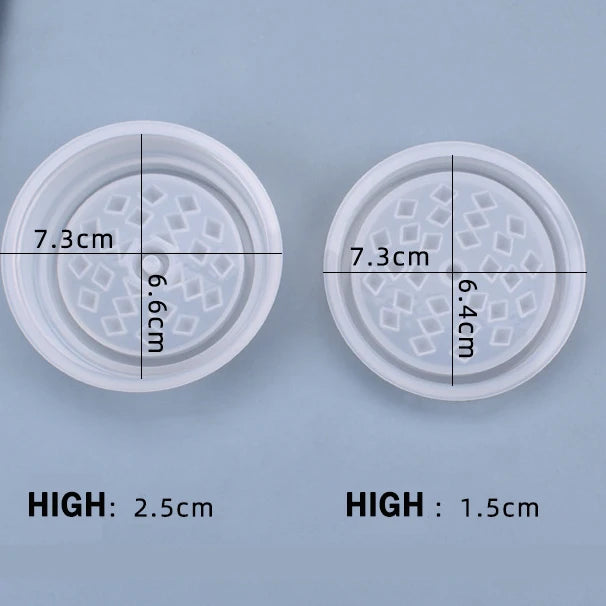 Tobacco Grinder Silicone Mould DIY Crafts Baking Tools