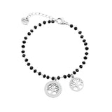 Tree Of Life Charm Bracelet Stainless Steel Pendant Beads Chain Bracelet