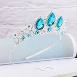 Crystal Rhinestone Tiara Crown for Girls Bling Pearl Headband