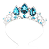Crystal Rhinestone Tiara Crown for Girls Bling Pearl Headband