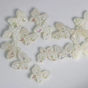 Crystal Butterfly Beads for Jewelry Making DIY Clothing Bag Dress Decoration