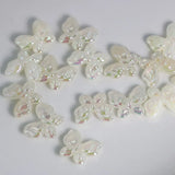 Crystal Butterfly Beads for Jewelry Making DIY Clothing Bag Dress Decoration
