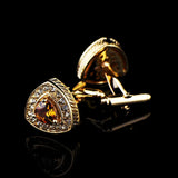 Crystal Zircon Cufflinks French Shirt Accessories