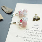 Korean Crystal Earrings & Necklace Set