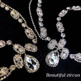 Crystal Forehead Bridal Hair Chain Headdress Rhinestone Wedding Jewelry