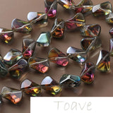 Crystal Glass Irregular Bead Jewelry Making Set