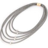 Crystal Charm Statement Necklace for Women