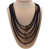 Crystal Charm Statement Necklace for Women