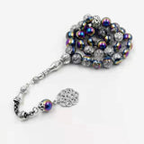 Crystal tasbih Style misbaha 33 beads bracelet muslim Eid Adha accessories