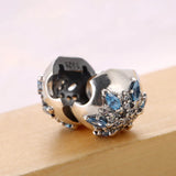 Snowflake Clip Stopper for Bracelets - S925 Silver Bead