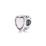 925 Silver DIY Beads Family Tree Heart Charm