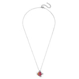 Austrian Crystals Fish Pendant Pisces Necklace S925 Silver Jewelry