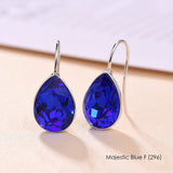 Austria Crystal Water Drop Earrings Wedding Party Jewelry