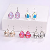 Austria Crystal Water Drop Earrings Wedding Party Jewelry