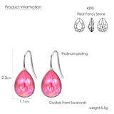 Austria Crystal Water Drop Earrings Wedding Party Jewelry