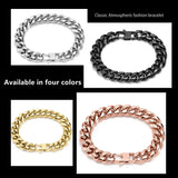 Cuba Titanium Steel Colorfast Bracelet