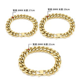 Cuba Titanium Steel Colorfast Bracelet