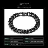 Cuba Titanium Steel Colorfast Bracelet