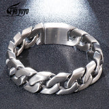 Men's Cuban Chain Bracelet Stainless Steel Never Fade