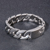 Men's Cuban Chain Bracelet Stainless Steel Never Fade